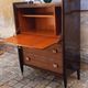 Vintage 60s mahogany secretary from Mobilor