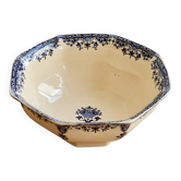 Saladier ancien terre de fer Longchamp modèle Rouen XIXe siècle