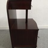 Art Deco mahogany bedside table