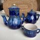 Old enameled coffee pot