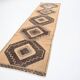 Tapis persan vintage marron 3 x 11 pour couloir, 94 x 345 cm, SK 5284