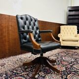 English President Chair Black Office chair black