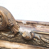 Mirror trumeau wood and plaster, early 20th