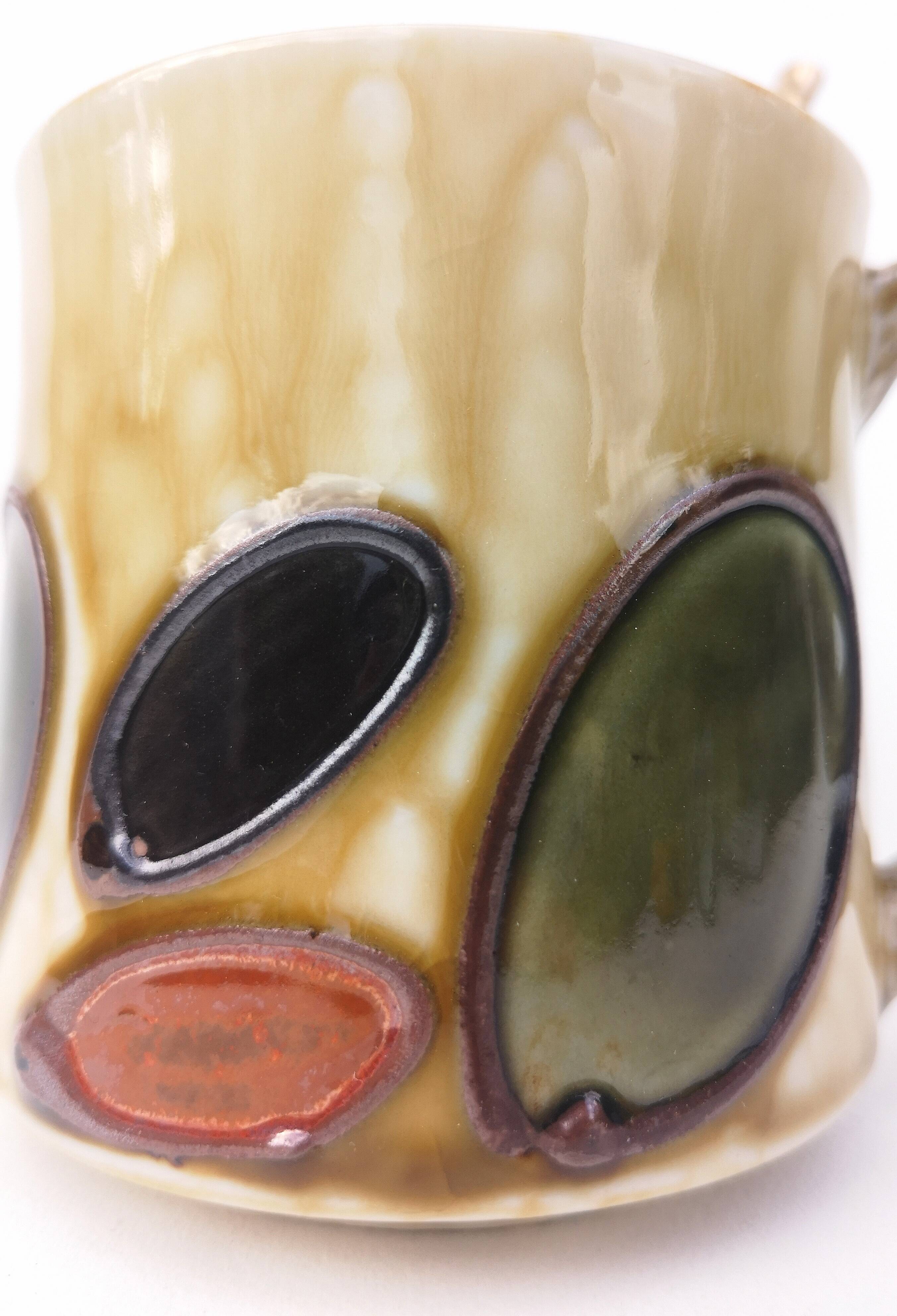 Set of 4 vintage ceramic mugs