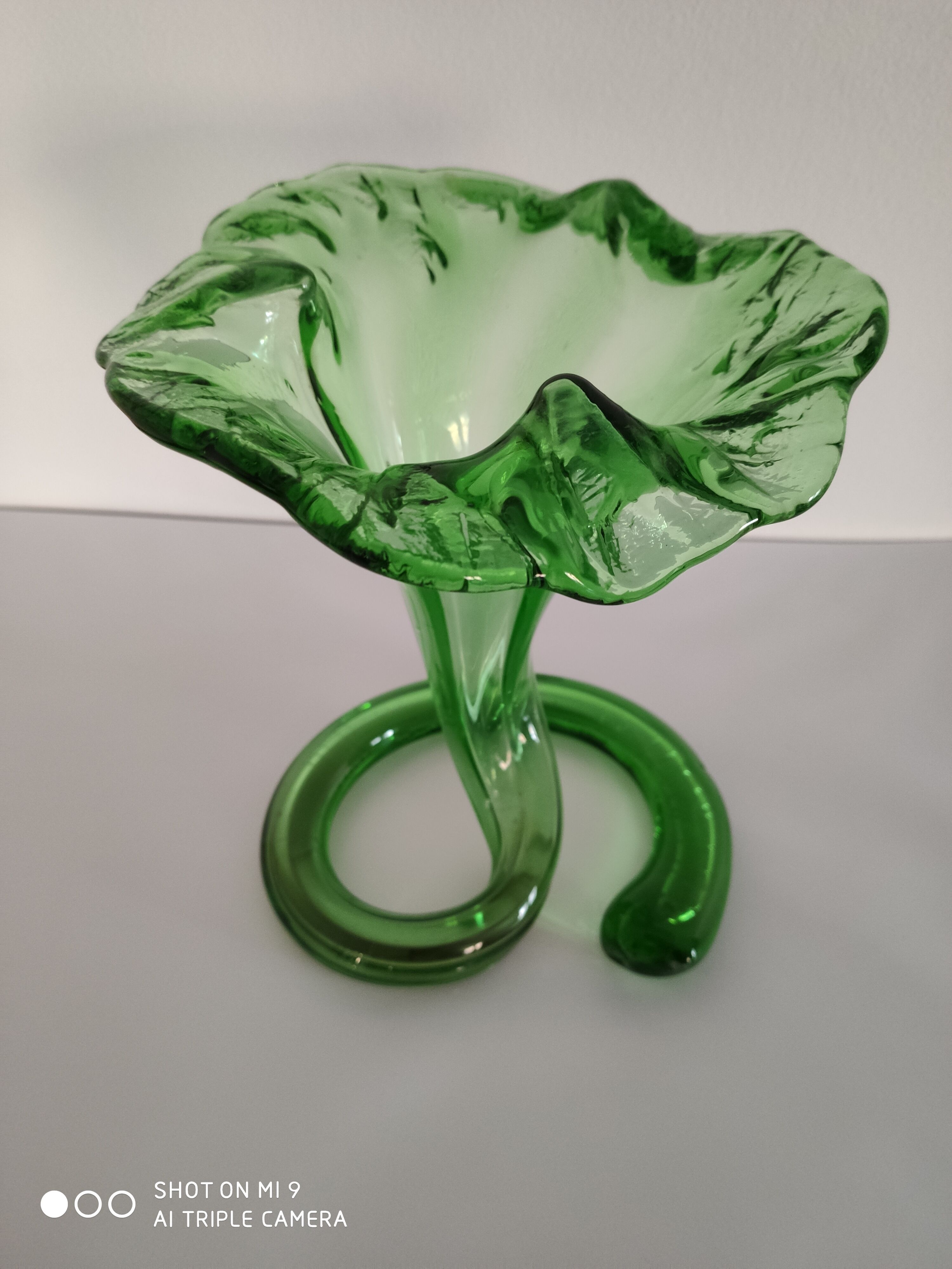Blown glass vase