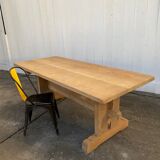 Solid oak monastery table