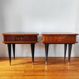 Pair of vintage bedside tables 1965