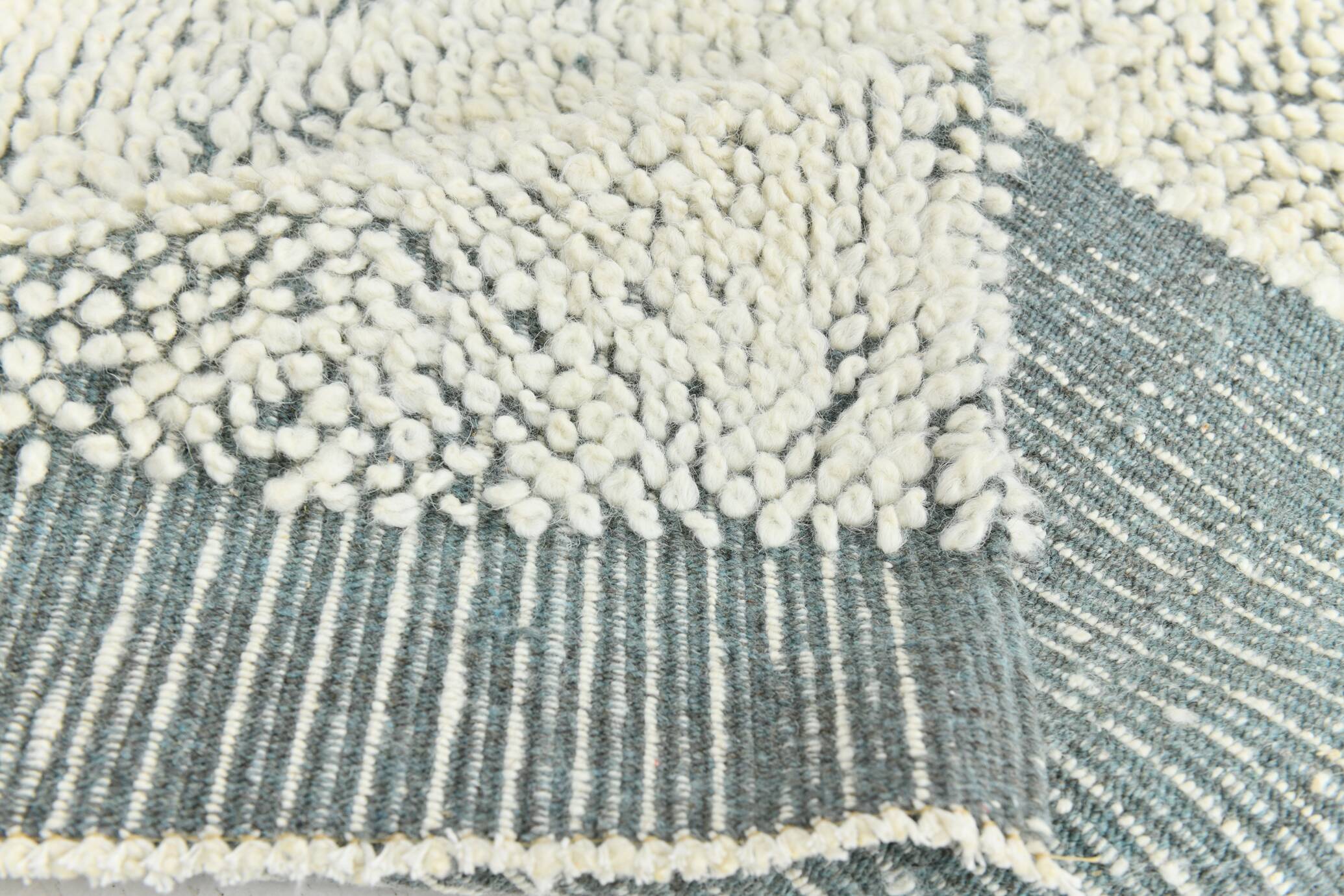 4x7 Shade Of Gray & White Neutral Vintage Rug, 136x199Cm
