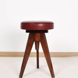 Reiner Modell adjustable piano stool, Germany 1950s