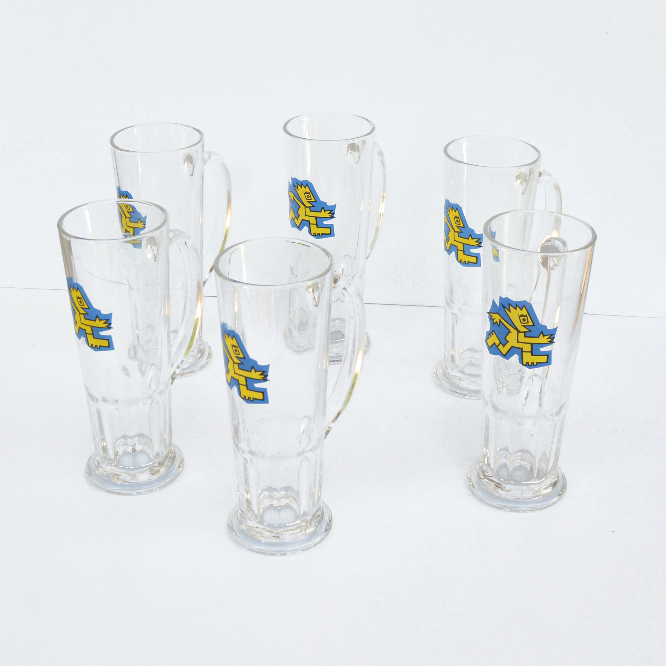 Set of six beer mugs 300ml Sahm Germany