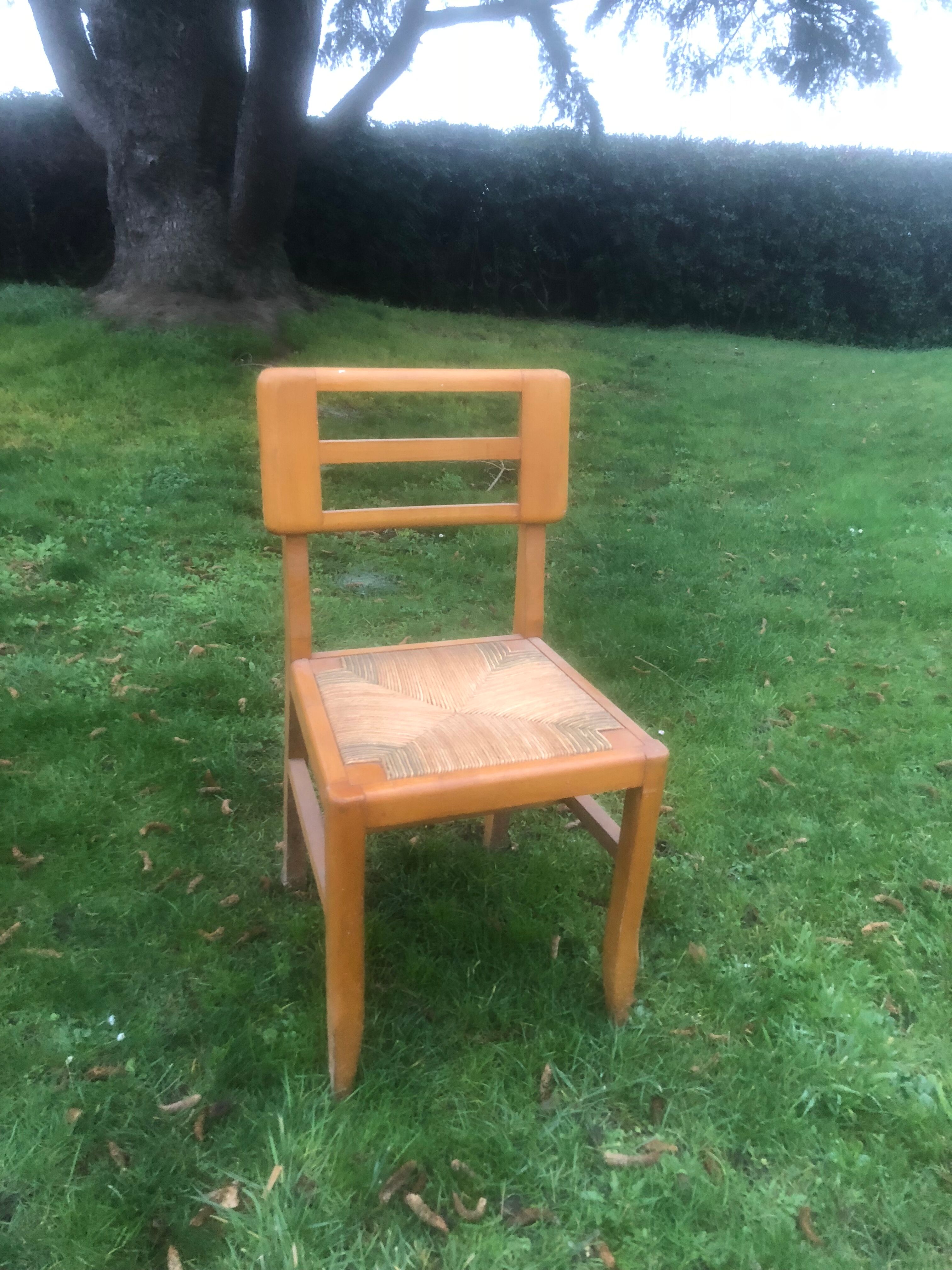Circa France 1950 raw stone chair