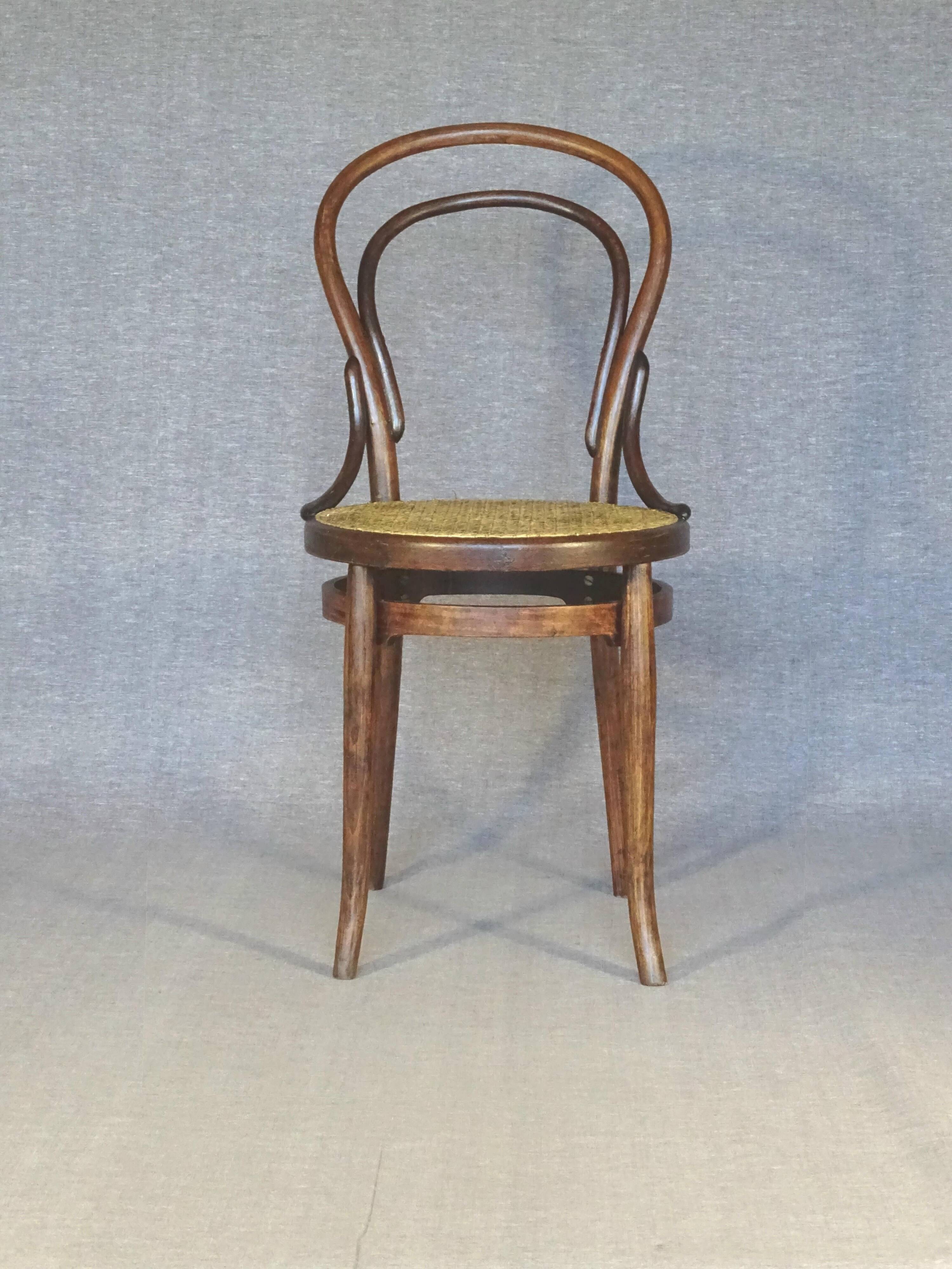 Chaise bistrot N°14 par Carton et Hermann (Belgique) vers 1925- No Thonet-