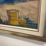 Huile sur toile de Svend Nilsson