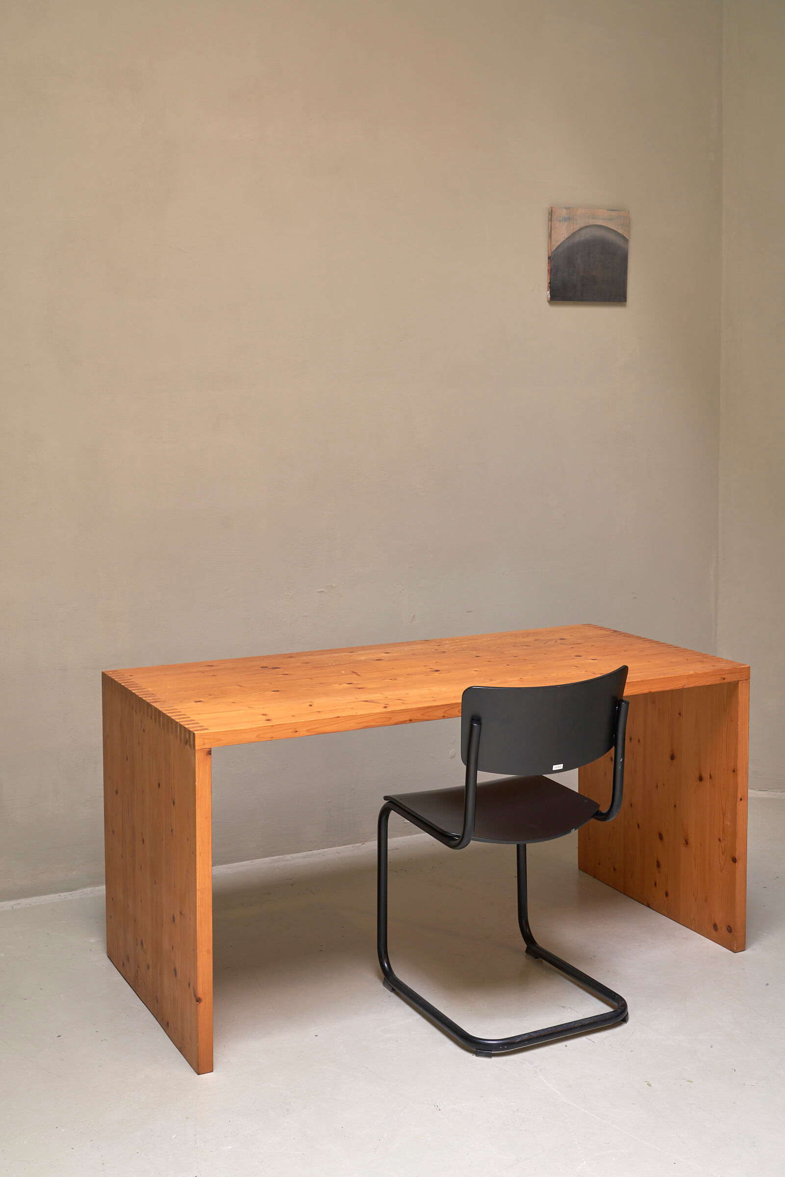 Desk in solid pine by Ate van Apeldoorn for Houtwerk Hattem, The Netherlands