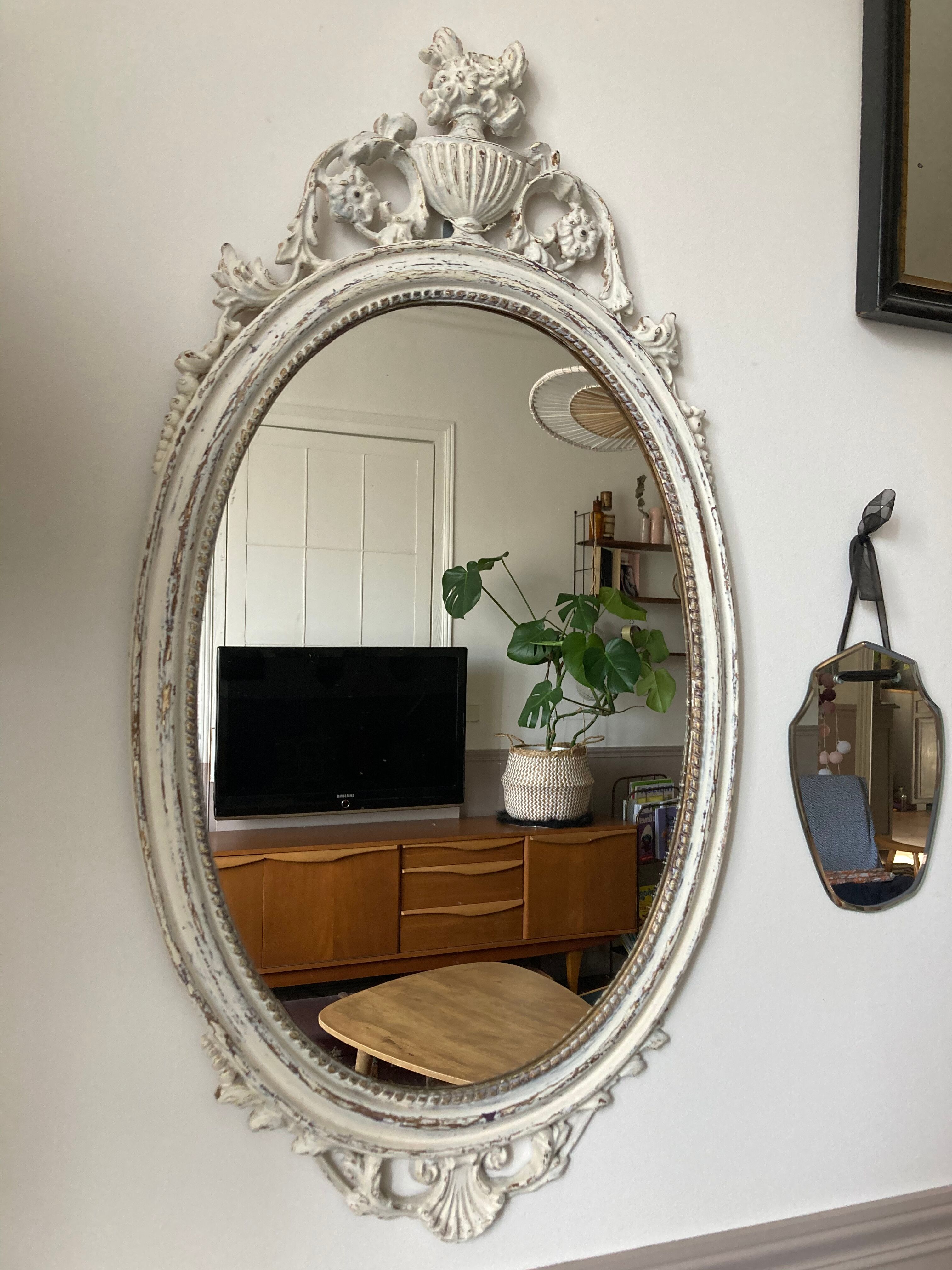 Miroir vintage ancien baroque 76x40