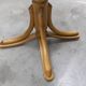Scandinavian 1960s curved wood swivel office chair