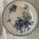 Flat plates and platter terre de fer sarreguemines uc flore model