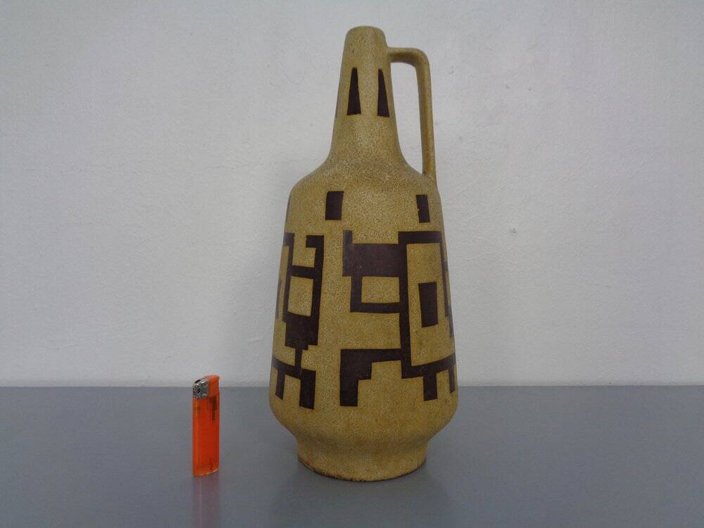 Mid-Century German Studio Ceramic Vase, 1950s