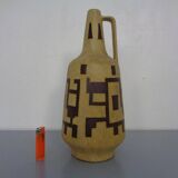 Mid-Century German Studio Ceramic Vase, 1950s