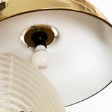 Large brass pendant light. Sweden 1960s