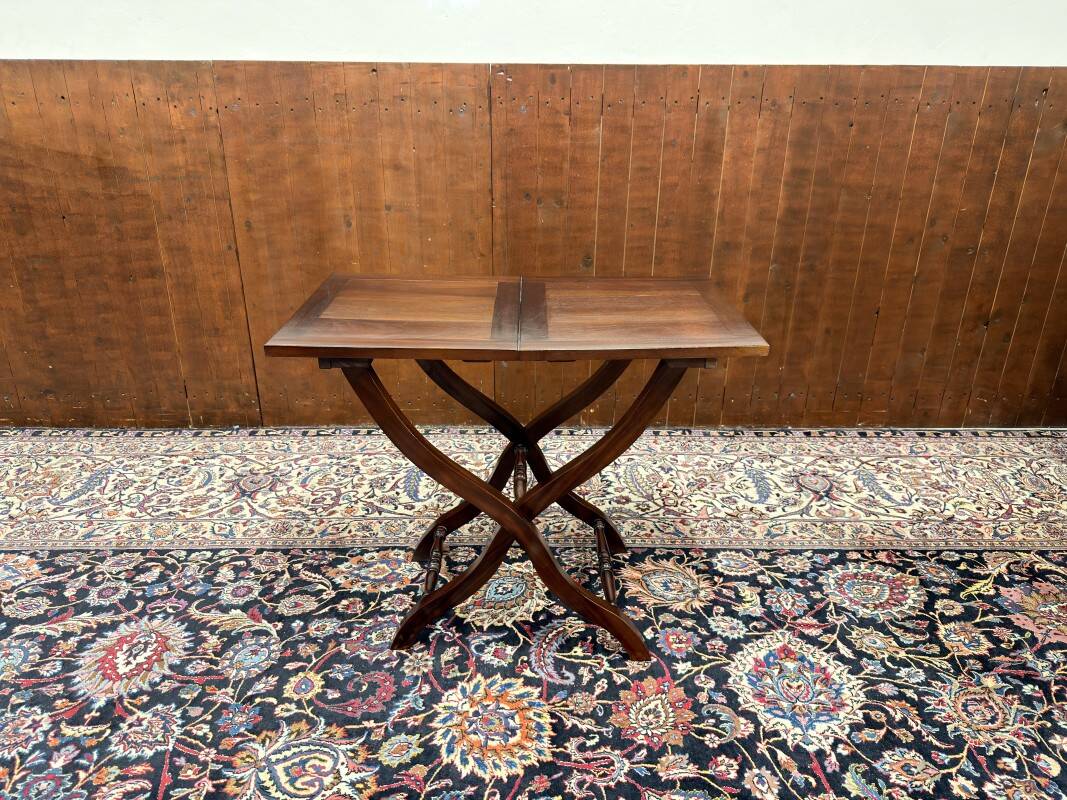 Classic English Folding Side Table