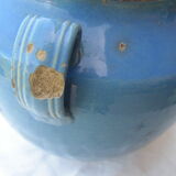 Blue ceramic pot