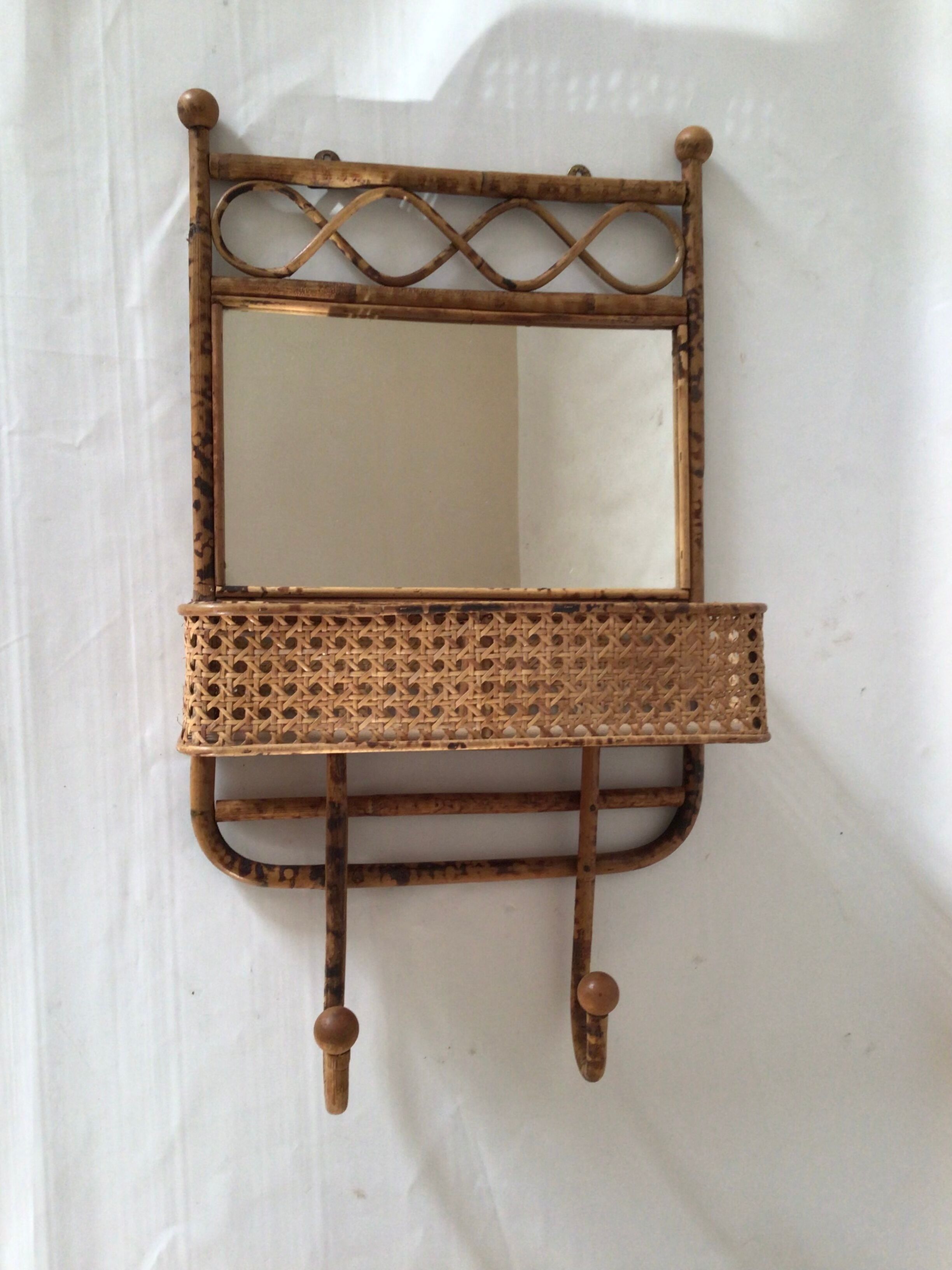 Coat rack Bamboo Rattan