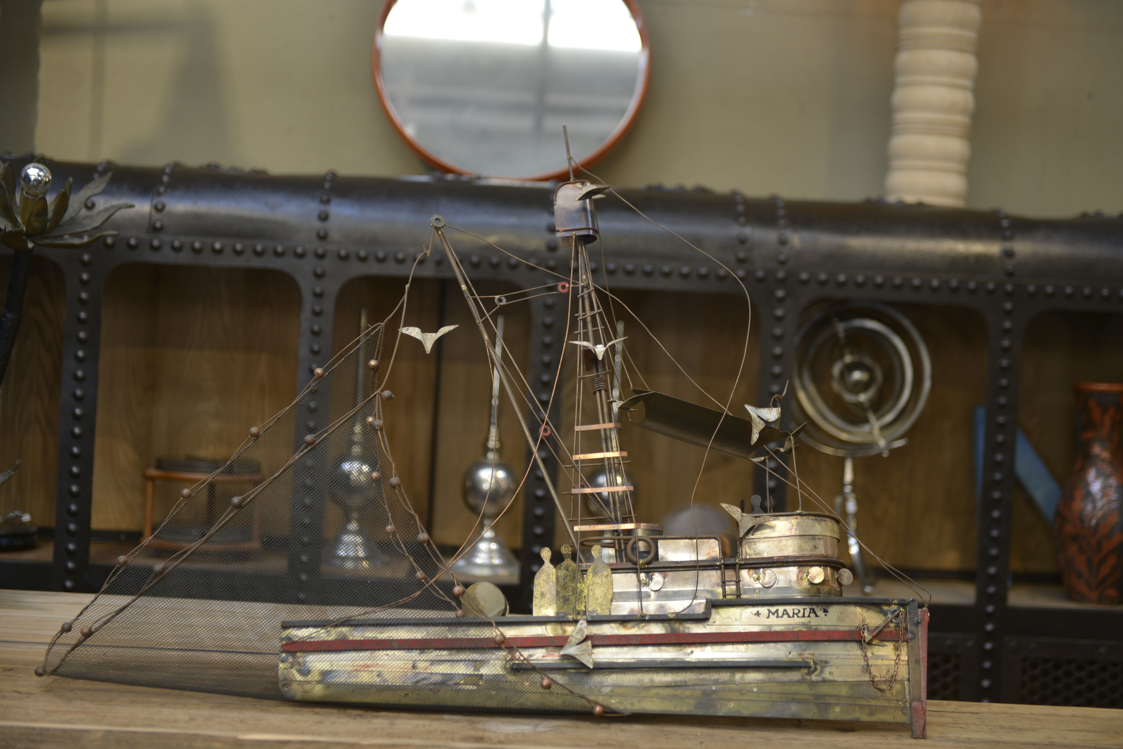 Brass Boat 1995 by Curtis Gere