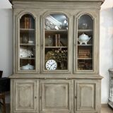 Double-body bookcase