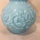 Blue opaline vase
