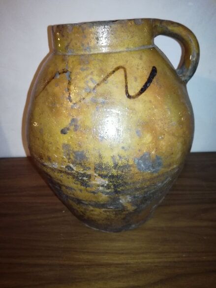 Old pottery, vase or pitcher