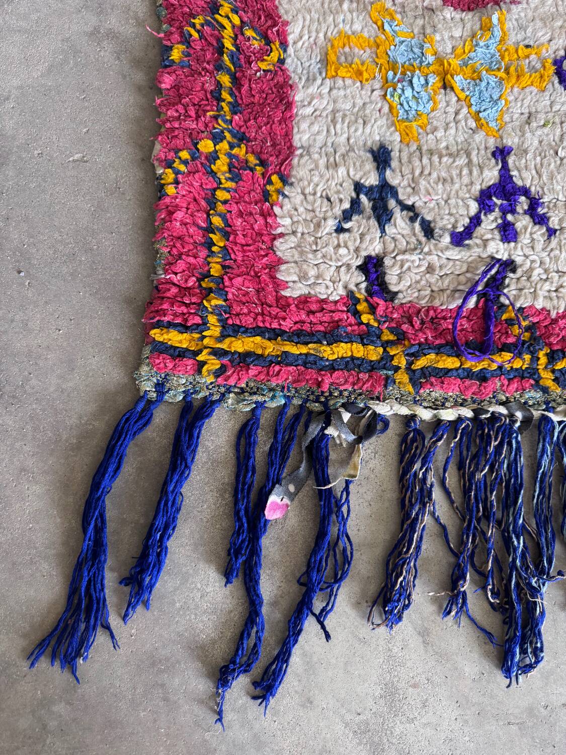 Antique Berber carpet