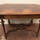 Napoleon III desk table in rosewood and 19th century veneer