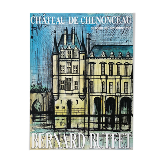 Bernard Buffet Poster Castle of Chenonceau