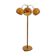 1960s wood floor lamp, Czechoslovakia
