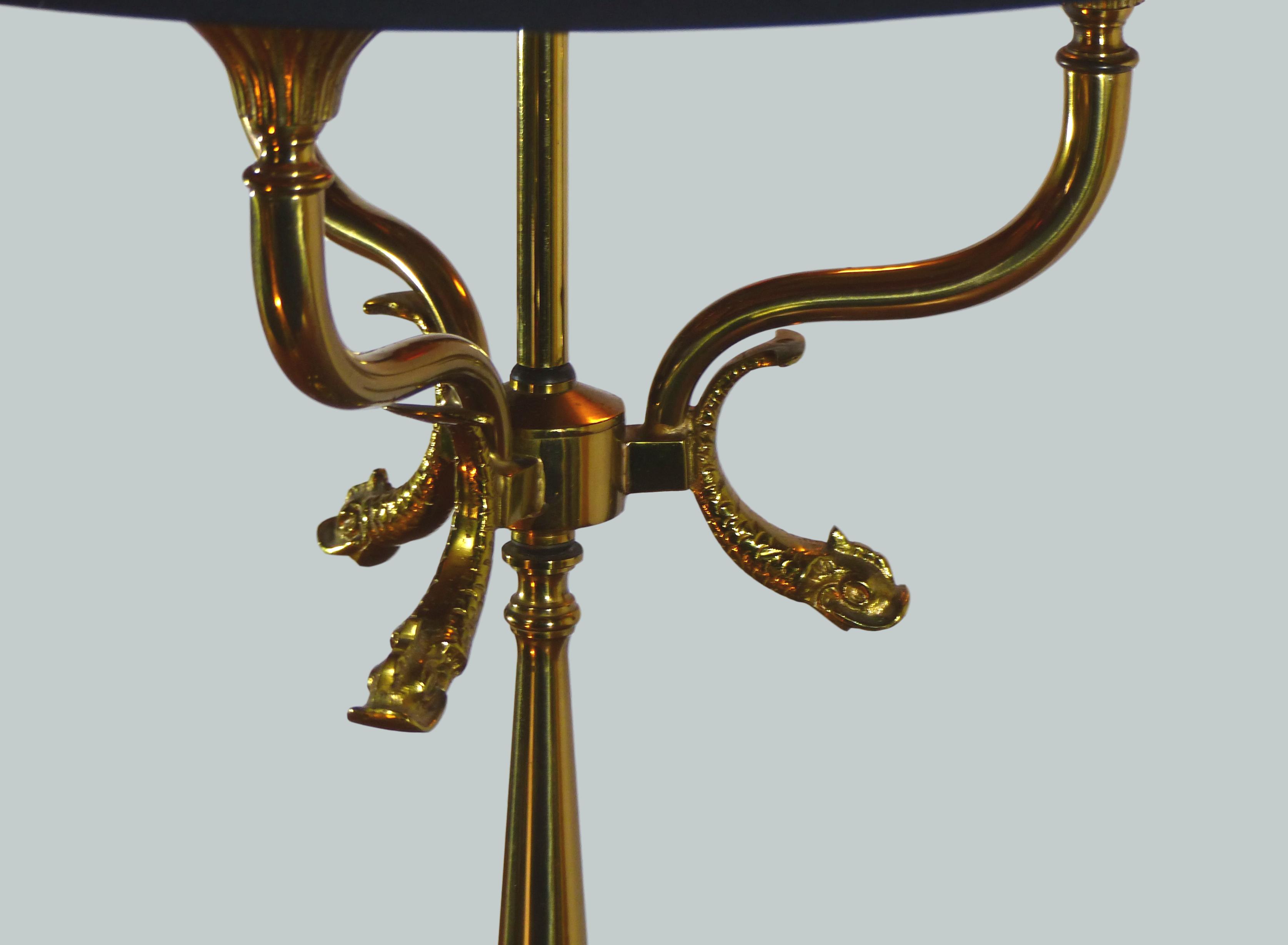 Dolphin hot water bottle lamp