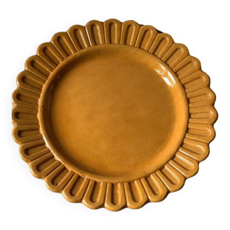 Grand plat “Soleil” en forme de fleur de