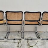 Set of 4 Marcel Breuer cesca black b32 chairs