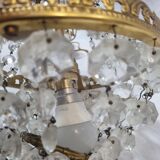 Balloon chandelier with tassels