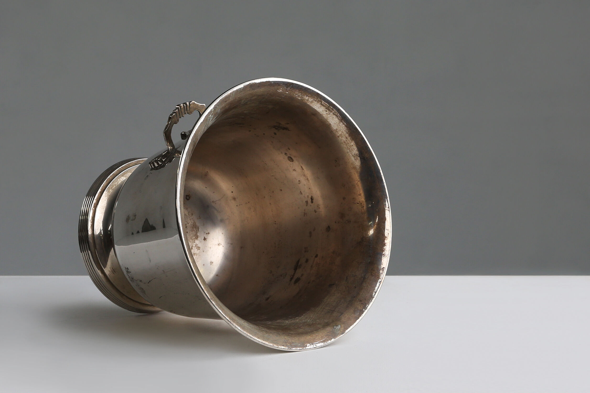 Old silver plated ice bucket ca.1900