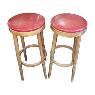 Paire de tabourets de bar