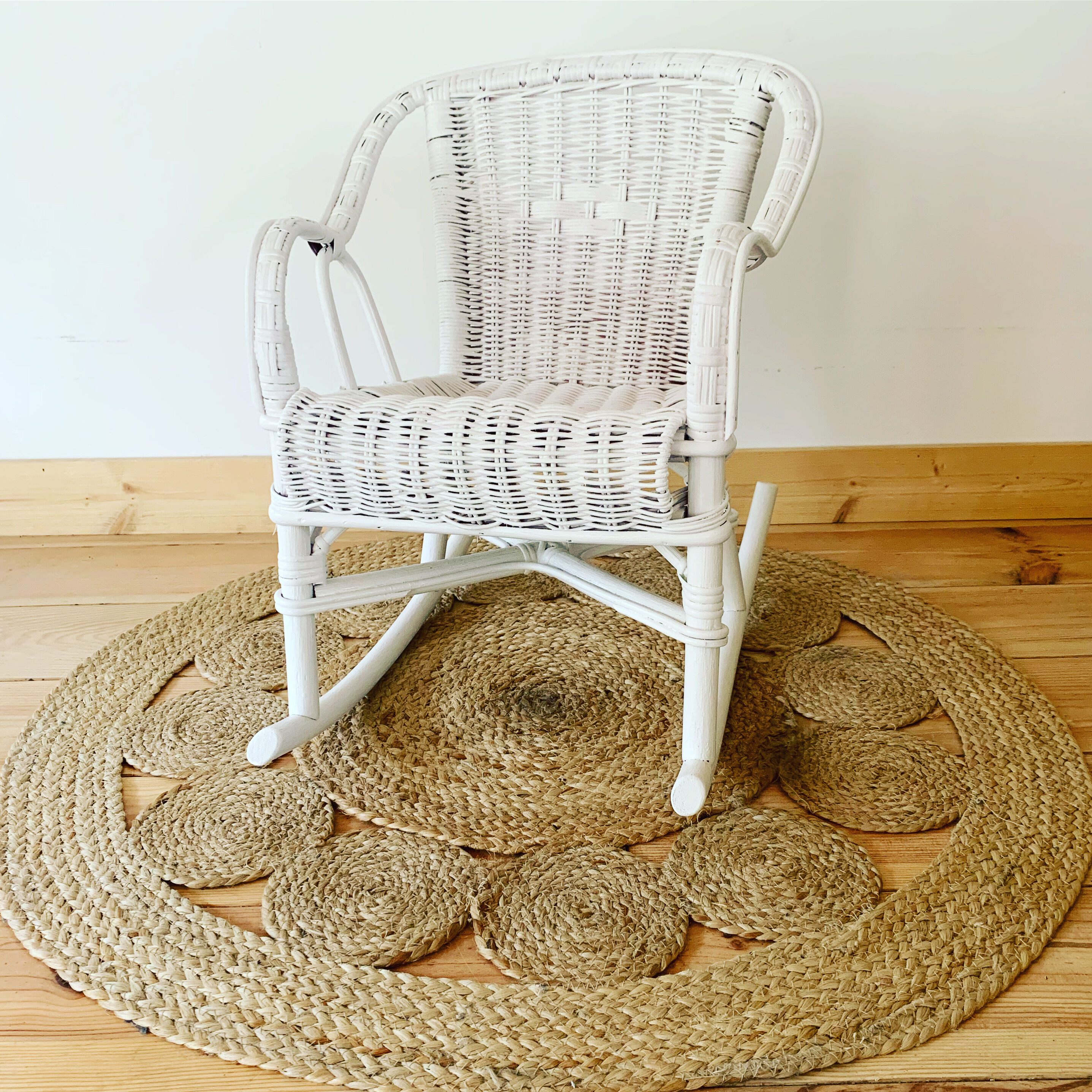 Wicker rocking chair