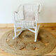Wicker rocking chair