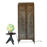Armoire en acier vintage à 2 portes
