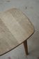 Vintage Swedish Modern Solid Oak Stool by Yngve Ekström, Model "palle", 1950s