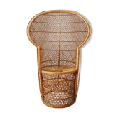 Emmanuelle armchair in rattan