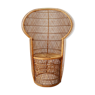 Emmanuelle armchair in rattan