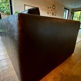 3-seater canapé in glazed calf leather