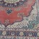 Kasan burgundy red combed wool oriental rug 200x300cm