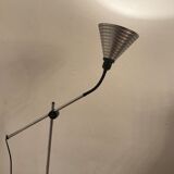 Vintage e-reader floor lamp articulated arm design